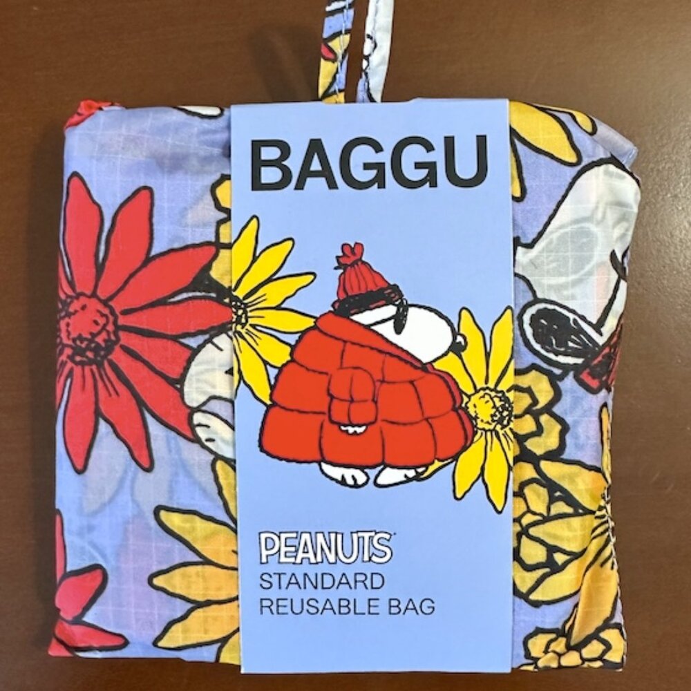 NWT RARE BAGGU + PEANUTS Collaboration Standard Size